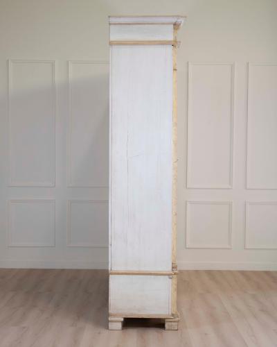 19th Century Empire Style Lacquered Bookcase Italian Grand Library