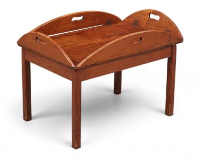 19th Century English Butlers Tray Coffee Table