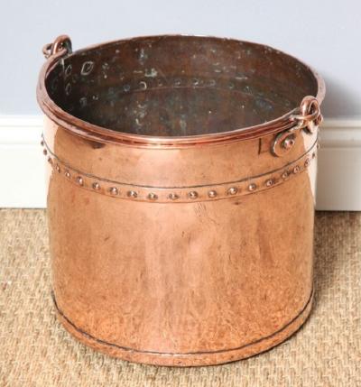 19th Century English Copper Apple Kettle