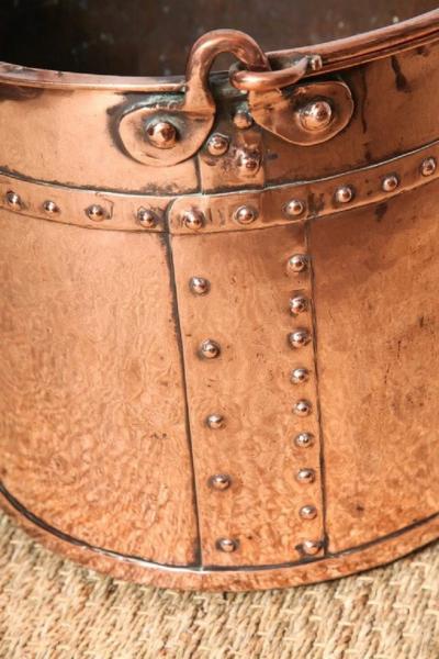 19th Century English Copper Apple Kettle