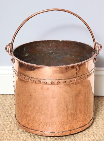 19th Century English Copper Apple Kettle