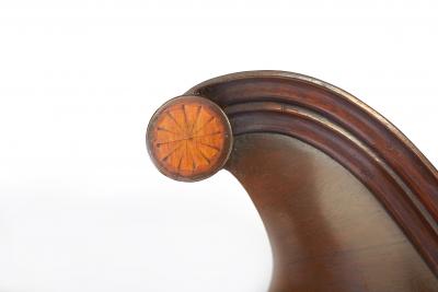 19th Century English George III Mahogany Breakfront Bookcase