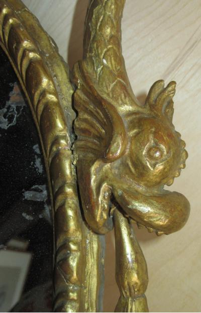 19th Century English Giltwood Wall Mirror