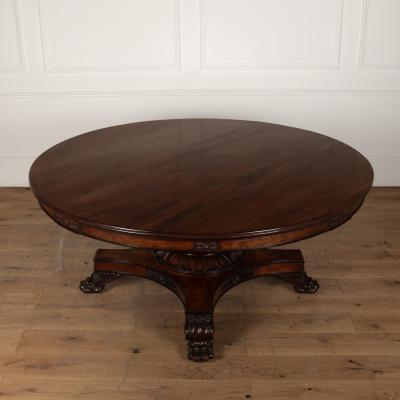 19th Century English Mahogany Centre Table