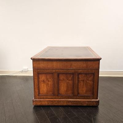 19th Century English Mahogany Partners Desk