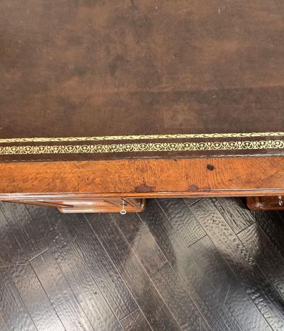 19th Century English Mahogany Partners Desk