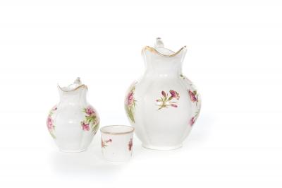 19th Century English Porcelain Bath Chamber Service