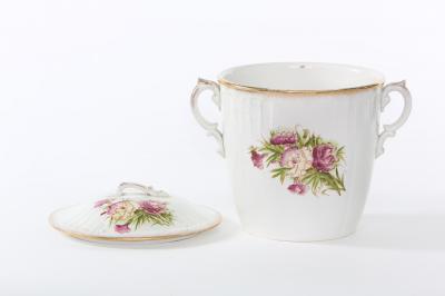 19th Century English Porcelain Lidded Pot