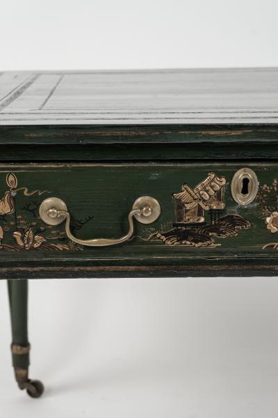 19th Century English Regency Chinoiserie Library Desk or Table