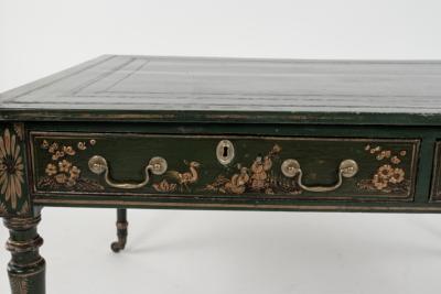 19th Century English Regency Chinoiserie Library Desk or Table