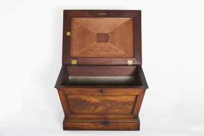 19th Century English Regency Sarcophagus Wine Cellarette