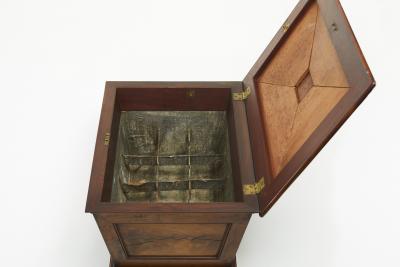 19th Century English Regency Sarcophagus Wine Cellarette