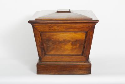 19th Century English Regency Sarcophagus Wine Cellarette