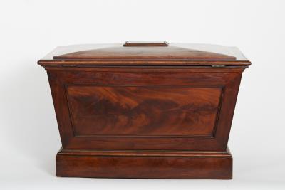 19th Century English Regency Sarcophagus Wine Cellarette