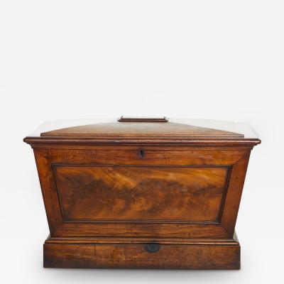 19th Century English Regency Sarcophagus Wine Cellarette