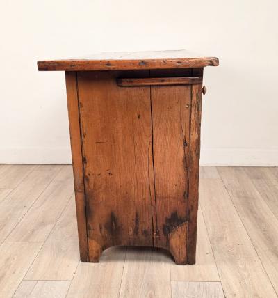 19th Century English Rustic Pine Sideboard Cabinet