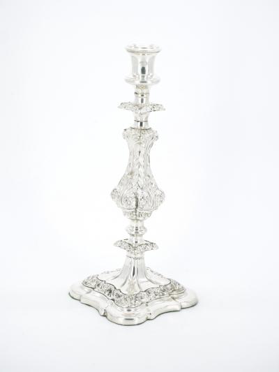 19th Century English Sheffield Silver Plated Five Light Convertible Candelabra
