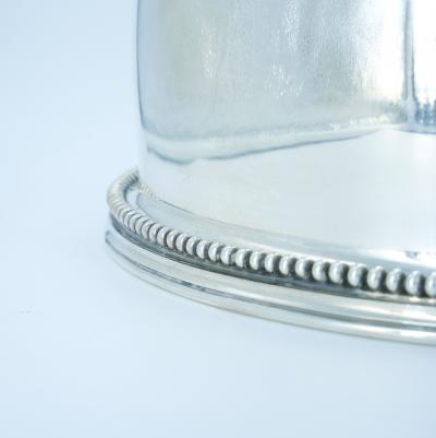 19th Century English Silverplate Meat Dome with Dragon Finial Handle