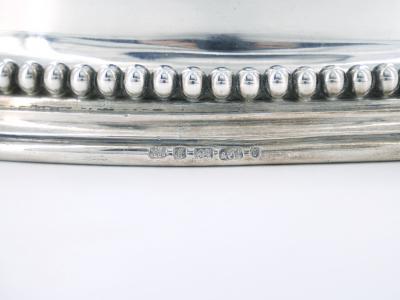19th Century English Silverplate Meat Dome with Dragon Finial Handle