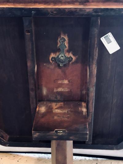 19th Century English Tilt Top Game Checkerboard or Card Table