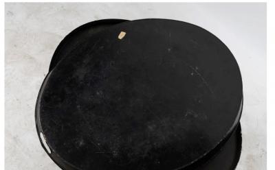 19th Century English Tole Tray on Stand