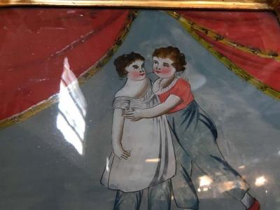 19th Century Federal Guild Gold Framed Wall Mirror