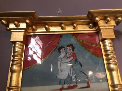 19th Century Federal Guild Gold Framed Wall Mirror