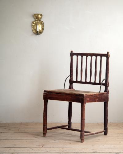 19th Century Folk Art Convertible Chair Table