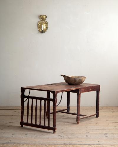 19th Century Folk Art Convertible Chair Table