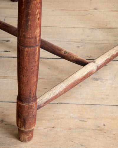 19th Century Folk Art Convertible Chair Table