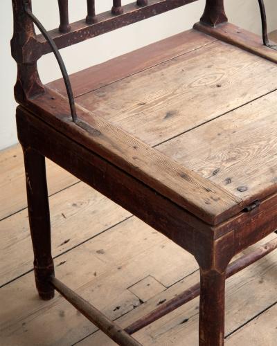 19th Century Folk Art Convertible Chair Table