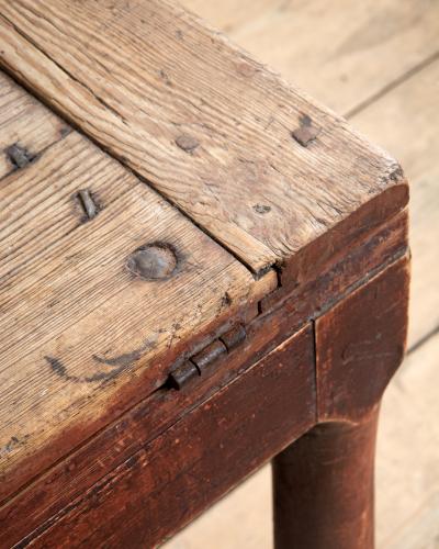 19th Century Folk Art Convertible Chair Table