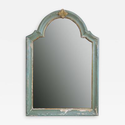 19th Century French Arch Top Mercury Mirror