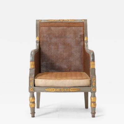 19th Century French Berg re Armchair