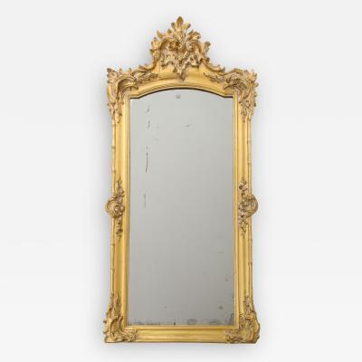 19th Century French Carved Gilded Mirror