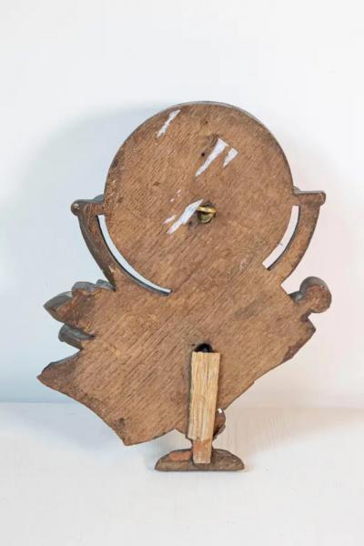 19th Century French Carved Oak Wall Fragment Depicting Scientific Instruments