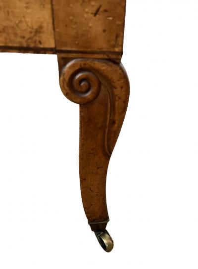 19th Century French Charles X Burl birch Spoon Back Chair