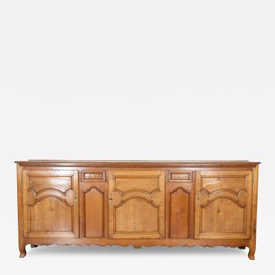 19th Century French Cherry Wood Enfilade with Four Doors