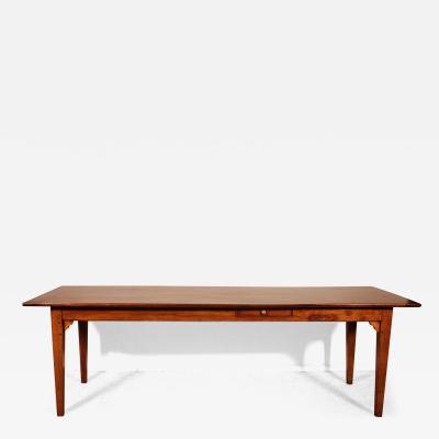 19th Century French Cherry Wood Refectory Table