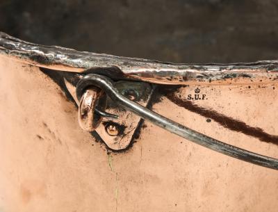 19th Century French Copper Pail