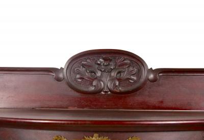 19th Century French Demilune Vitrine Display Cabinet