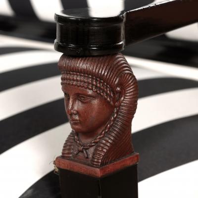 19th Century French Empire Sofa Bench Settee