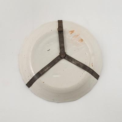 19th Century French Fa ence Plate