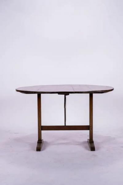19th Century French Flip Top Wine Table