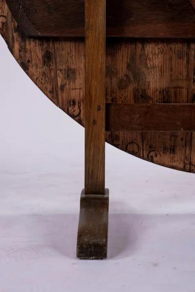 19th Century French Flip Top Wine Table
