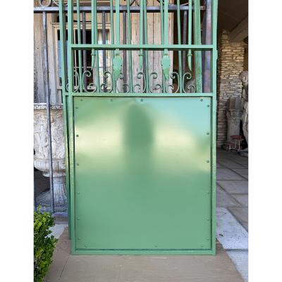 19th Century French Garden Gate with New Powdercoat