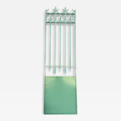 19th Century French Garden Gate with New Powdercoat