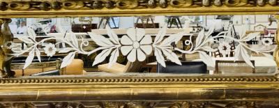 19th Century French Gilded Wood and Gesso Monumental Mirror