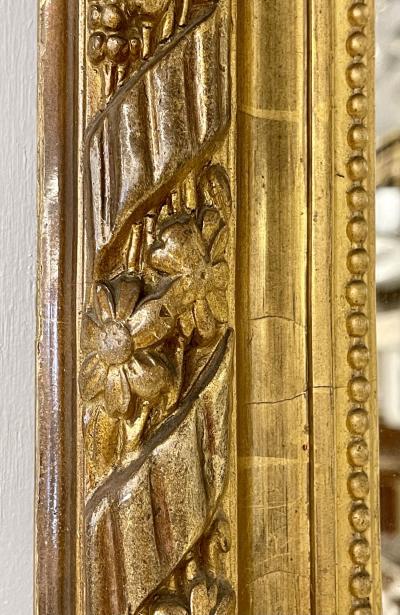19th Century French Gilded Wood and Gesso Monumental Mirror