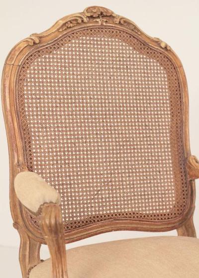 19th Century French Gilt Wood Armchair